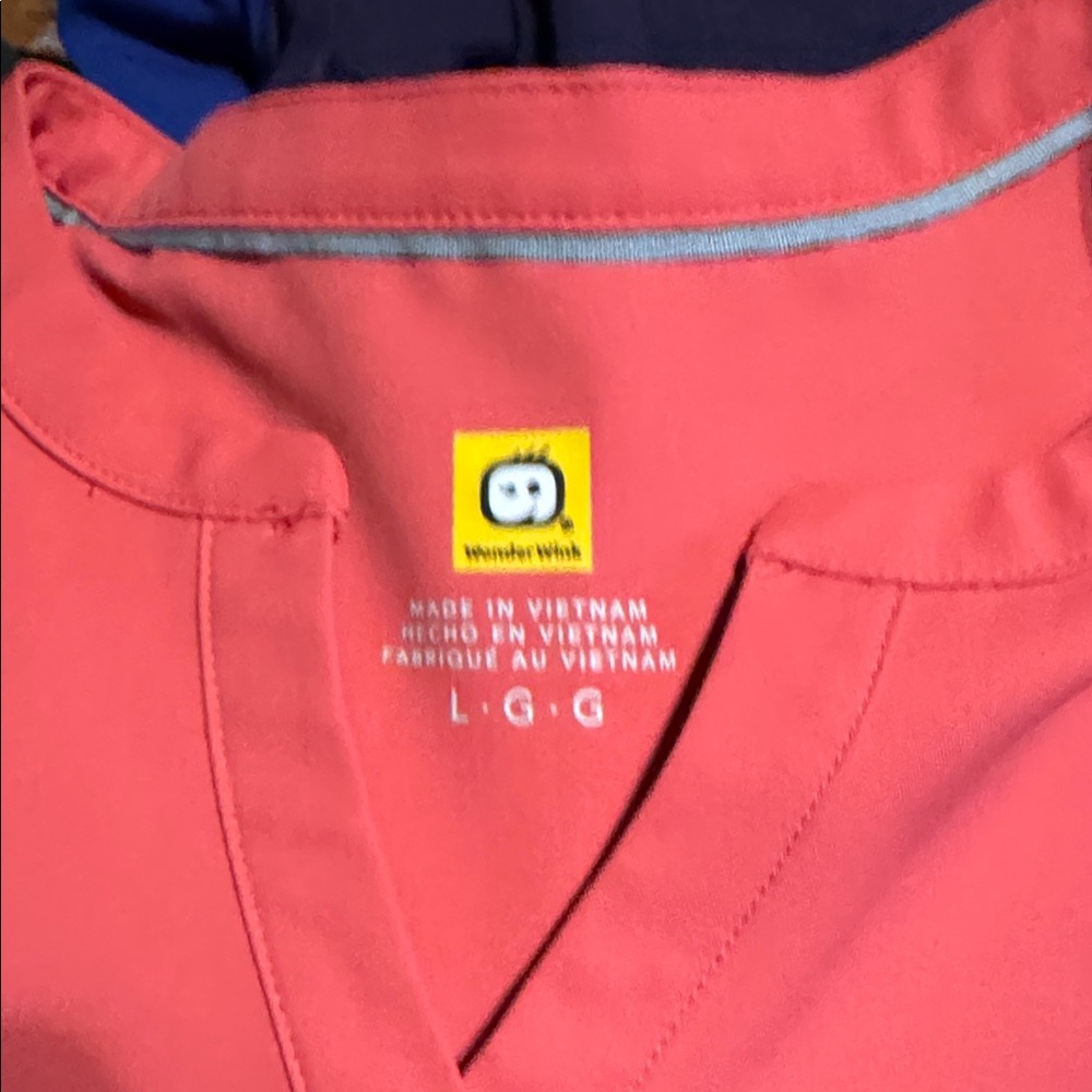 WonderWink Pink Scrub Top